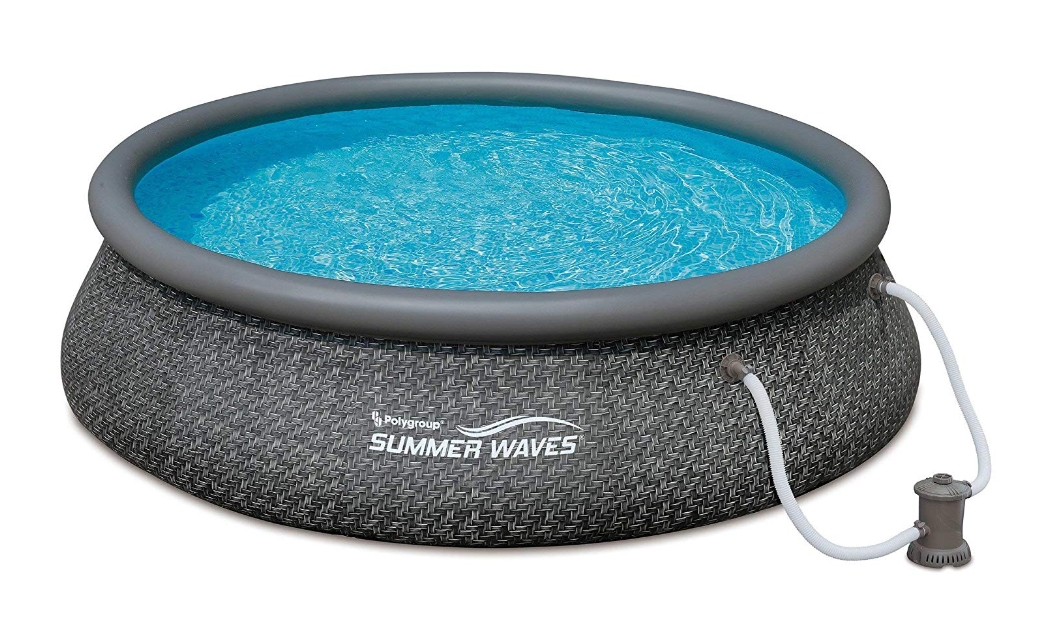 Summer Waves Elite 12ft x 36in Quick SetUp Above Ground Pool with Pump