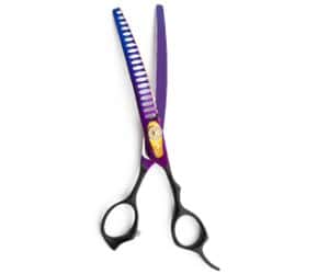TIJERAS Down Curved Chunker Pet Grooming Thinning Shear review