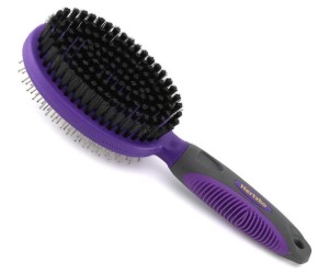 Hertzko Double Sided Pins and Bristle Brush for Dogs review