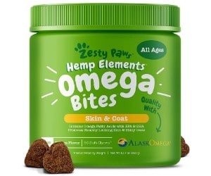 Zesty Paws Omega 3 Alaskan Fish Oil Chew Treats for Dogs review