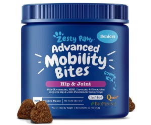 Zesty Paws Senior Advanced Glucosamine for Dogs - for Hip & Joint Arthritis Pain Relief Treats review