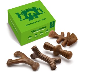 Benebone Holiday 4-Pack Dog Chew Toys
